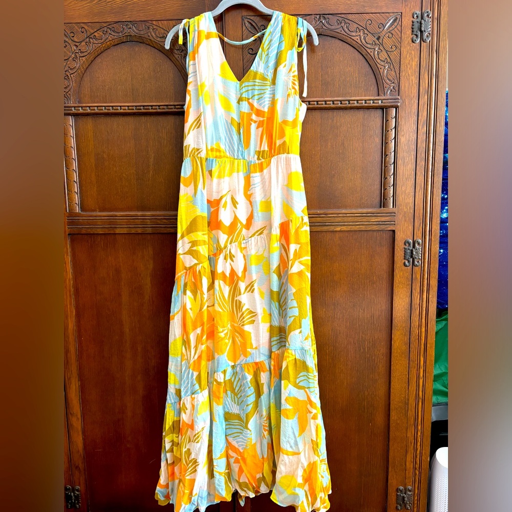 One State long floral summer dress in size S